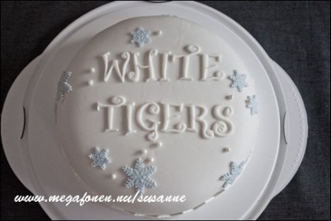 Tårta WhiteTigers 2010
